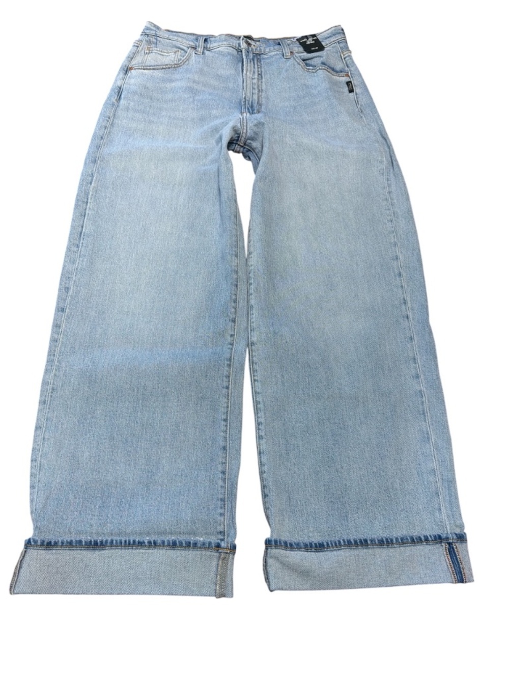 Silver Jeans Light Blue Wide Leg Cropped Jeans